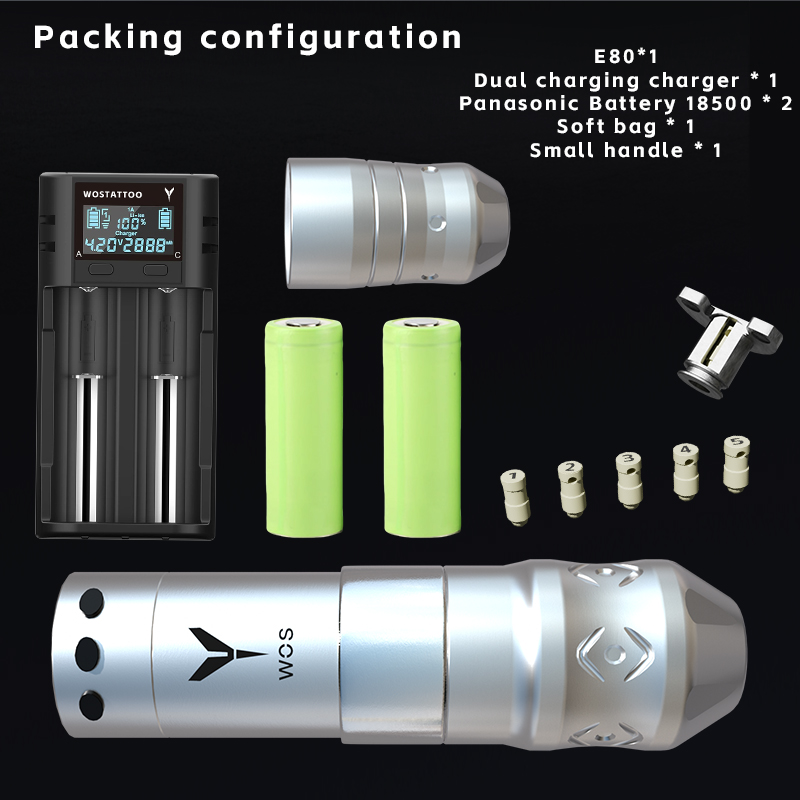 WOS - E80 Rechargeable Tattoo Machine