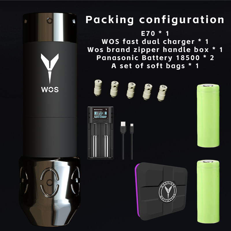 WOS - E60 Rechargeable Tattoo Machine